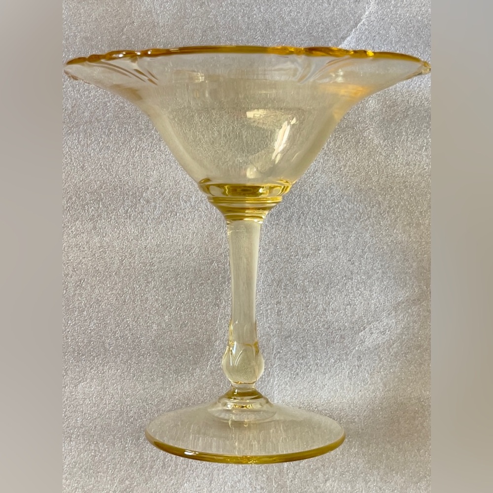 Heisey Depression Glass Compote